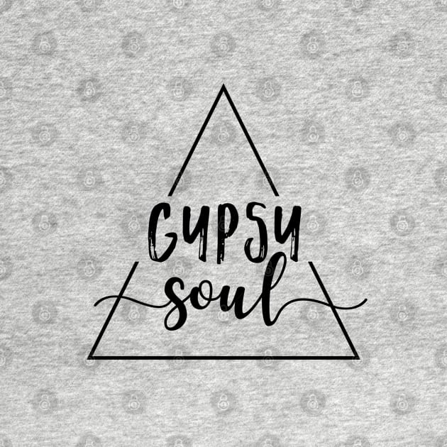 Gypsy soul triangle design by beakraus